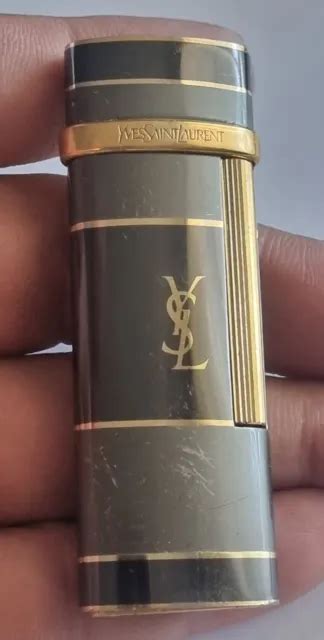 accendino vintage yves saint laurent|Briquet Ancien * YSL Yves Saint Laurent .